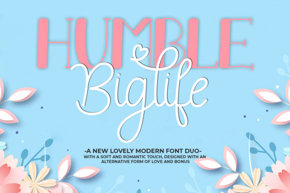 Humble Biglife Duo Font Poster 1