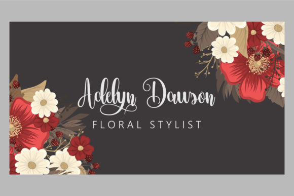 Hummingbird Font Poster 4