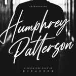 Humprey Patterson Font Poster 1
