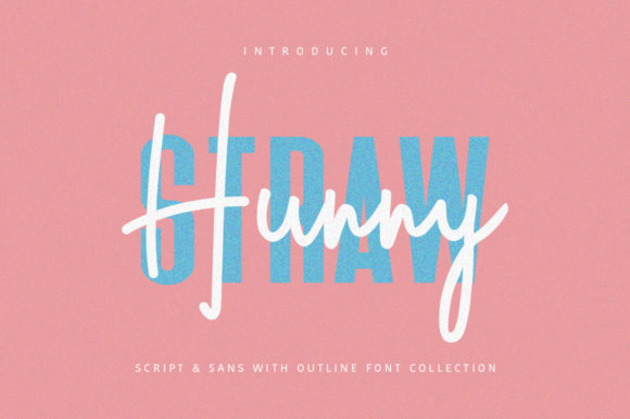 Hunny Straw Font Poster 1