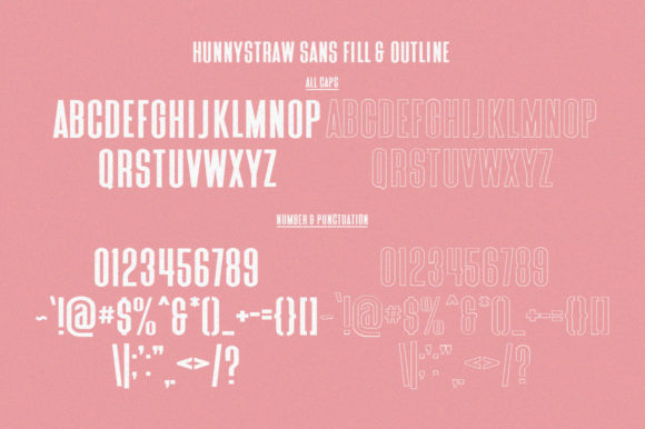 Hunny Straw Font Poster 10