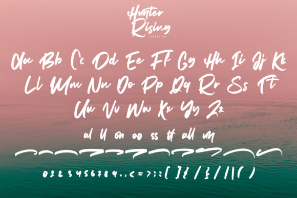 Hunter Rising Font Poster 8