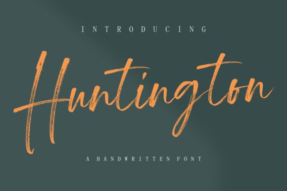 Huntington Font Poster 1