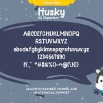 Husky Font Poster 8