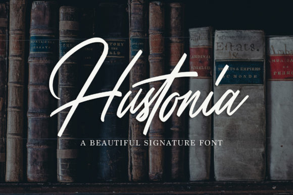 Hustonia Font Poster 1