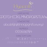 Hyacinth Font Poster 3