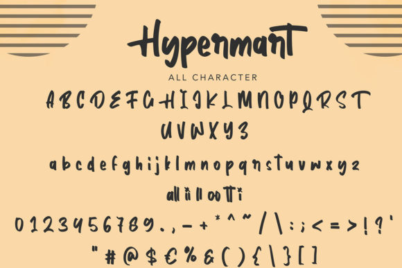 Hypermart Font Poster 5