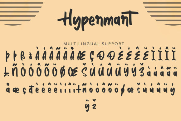 Hypermart Font Poster 6