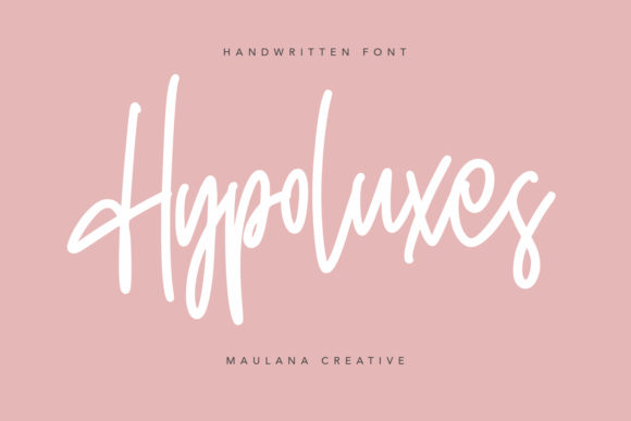 Hypoluxes Font Poster 1