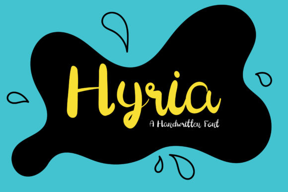 Hyria Font Poster 1