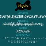 Hyria Font Poster 3
