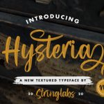Hysteria Font Poster 1