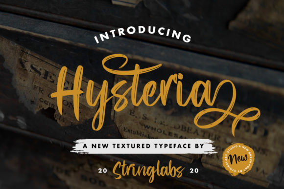 Hysteria Font Poster 1