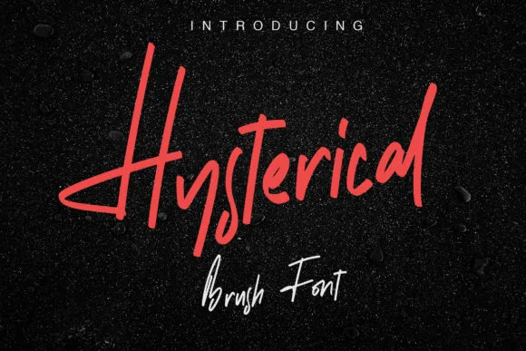 Hysterical Font Hysterical Font Poster 1