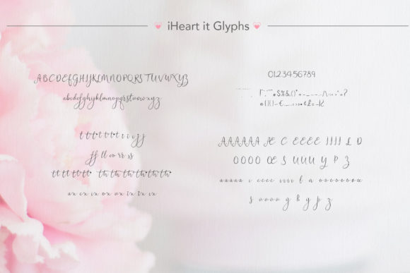I Heart It Font Poster 12