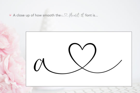 I Heart It Font Poster 10