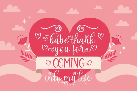 I Love Myself Font Poster 2