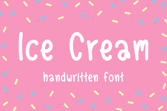 Ice Cream Font