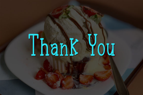Ice Cream Cake Font Poster 5