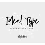 Ideal Type Font Poster 1