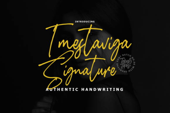 Imestaviga Signature Font