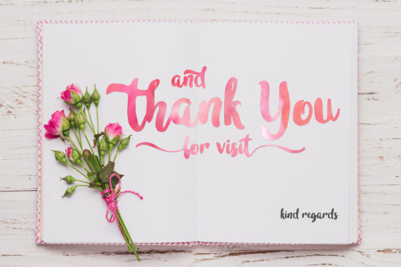 In Blossom Font Poster 10