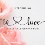 In Love Font Poster 1