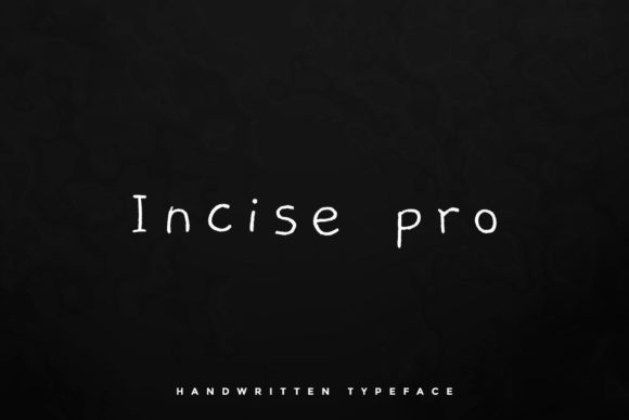 Incise Pro Font Poster 1