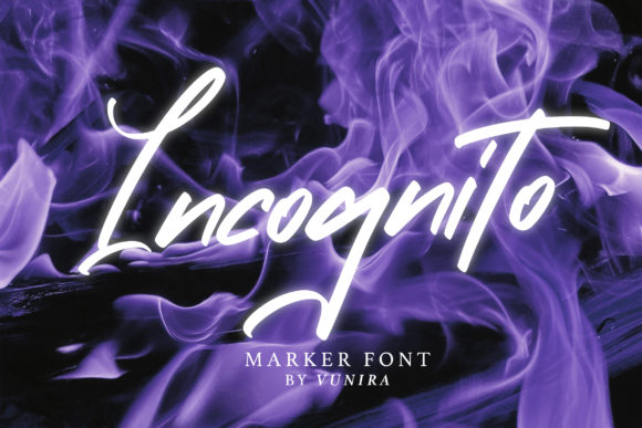 Incognito Font Poster 1