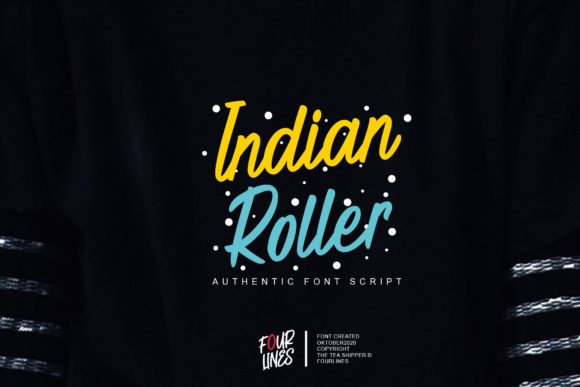 Indian Roller Font Poster 1