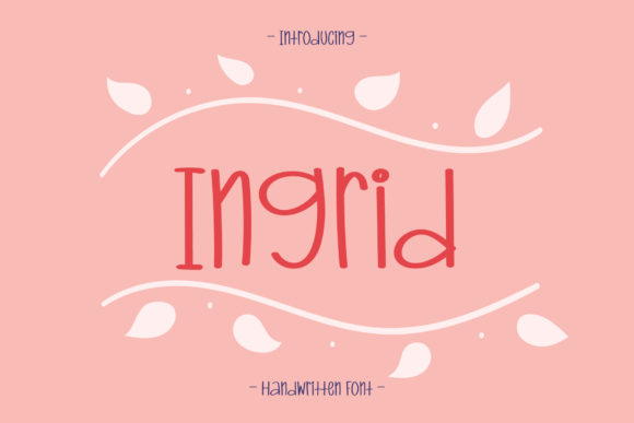 Ingrid Font Poster 1