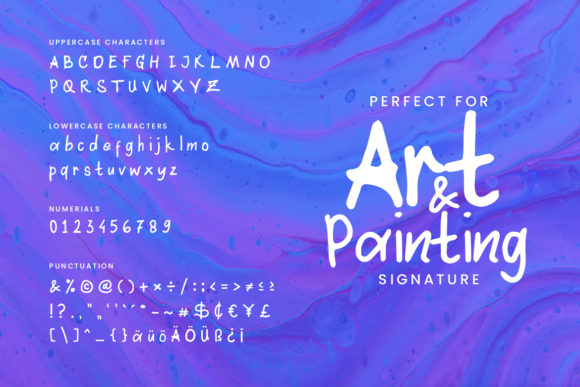 Ink Font Poster 2