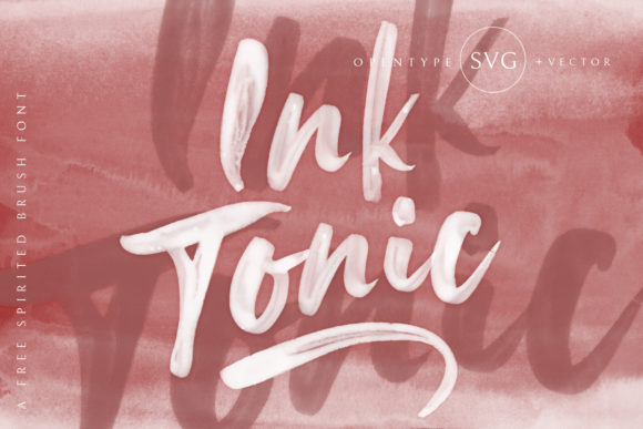 Ink Tonic Font Poster 1