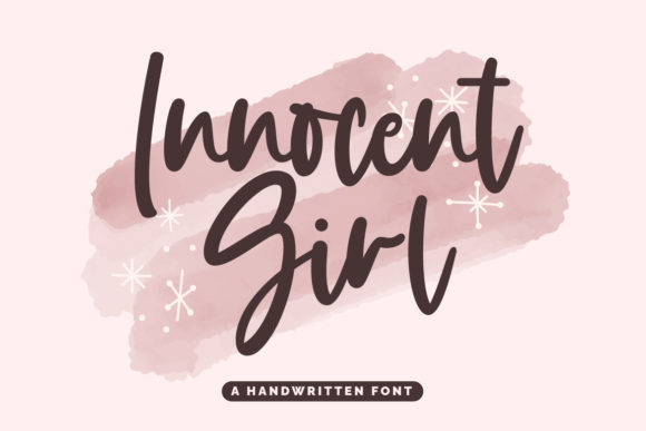 Innocent Girl Font Poster 1