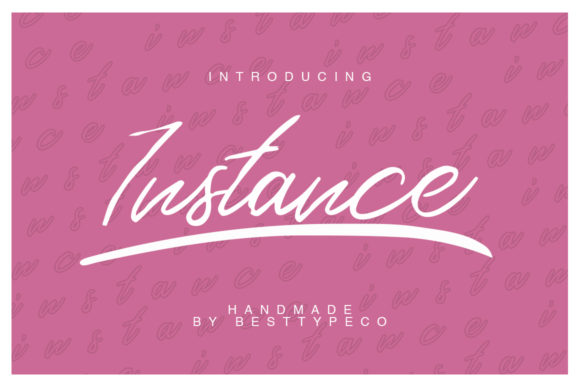 Instance Font Poster 1