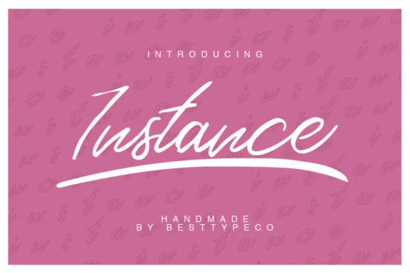 Instance Font Instance Font Poster 1