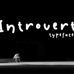 Introvert Font Poster 1