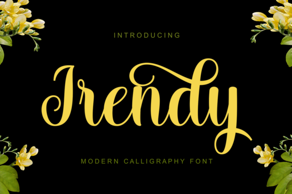 Irendy Font Poster 1