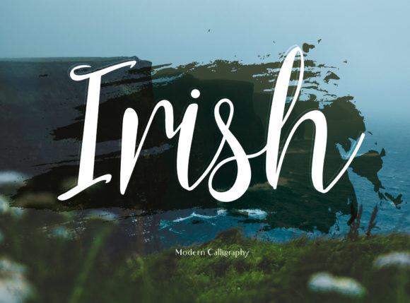 Irish Font Poster 1