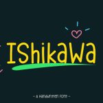 Ishikawa Font Poster 1