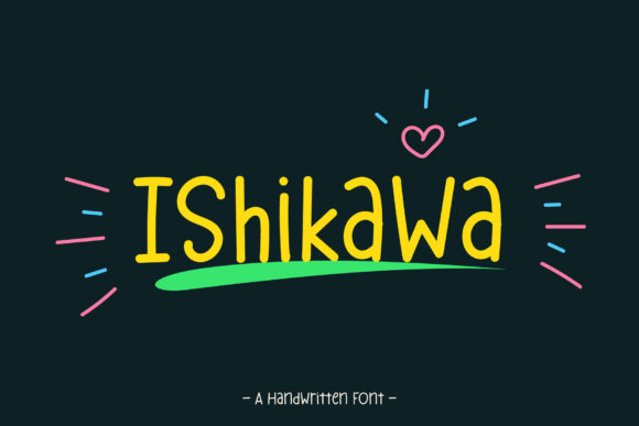 Ishikawa Font Poster 1