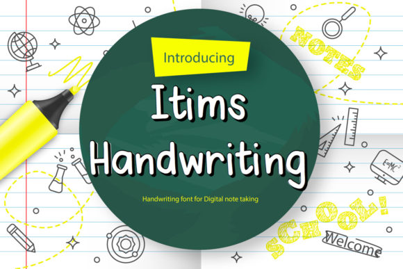 Itims Handwriting Font Poster 1