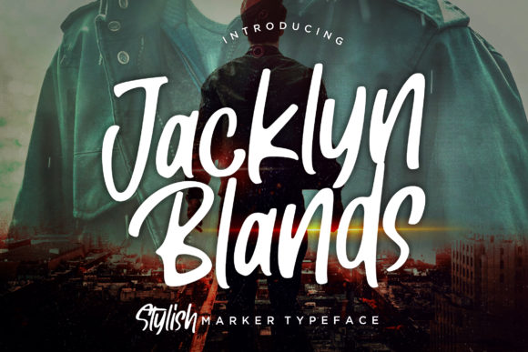 Jacklyn Blands Font Poster 1