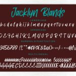 Jacklyn Blands Font Poster 7