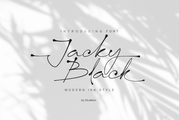 Jacky Black Font