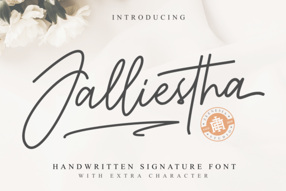 Jalliestha Font Font Poster 1