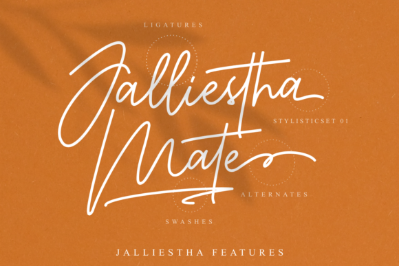 Jalliestha Font Font Poster 2
