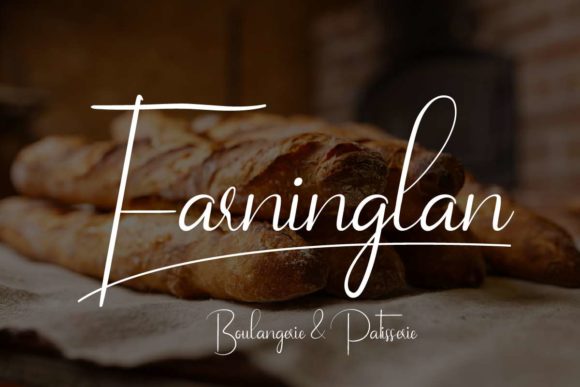 Jalousie Font Poster 7