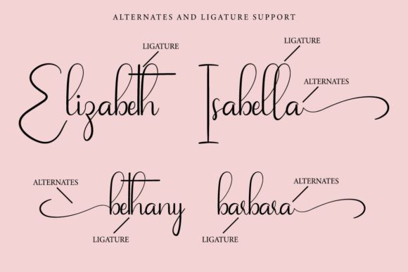 Jalousie Font Poster 10