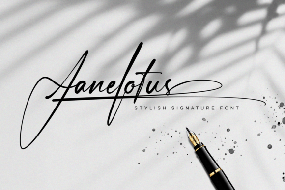 Janelotus Font